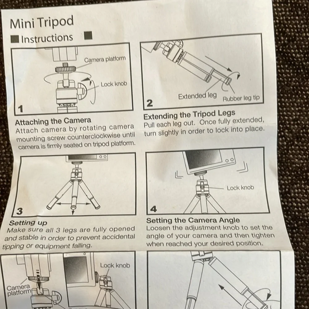 NIB Olympus Mini Tripod